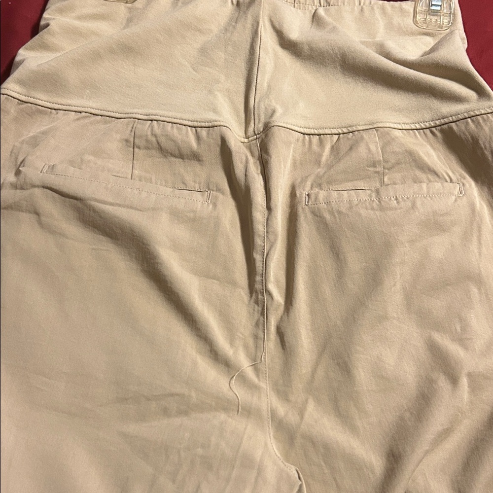 GAP Maternity Straight Leg Pants - Tan - Picture 2 of 4